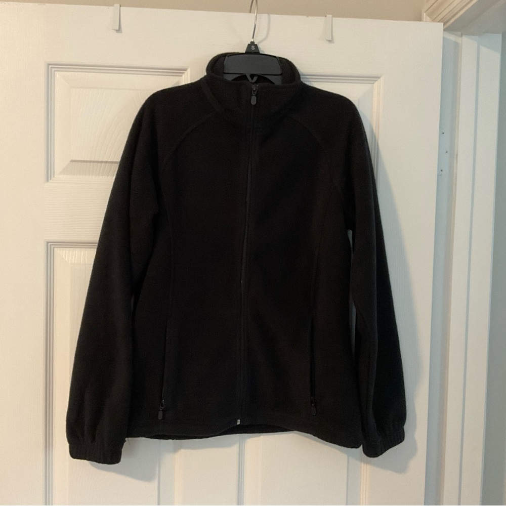 Black Full-Zip Fleece Jacket